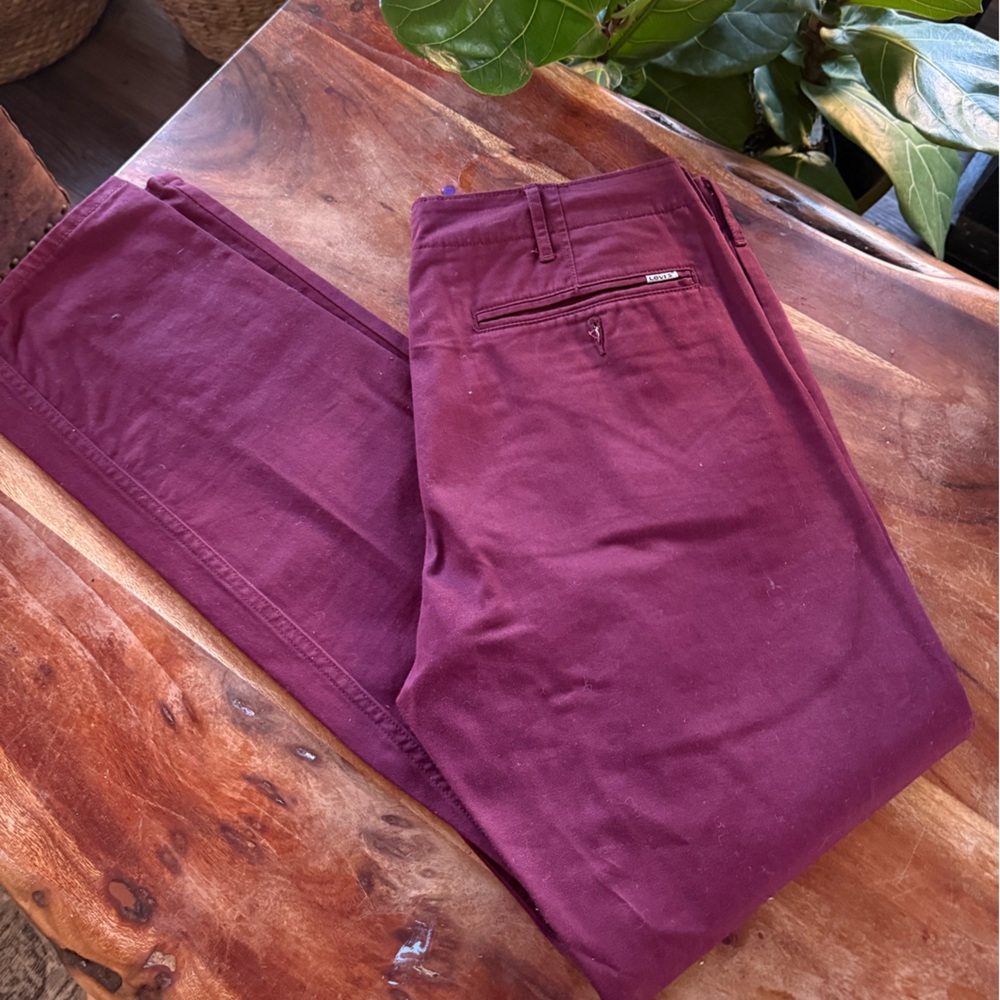 Maroon Levi pants
